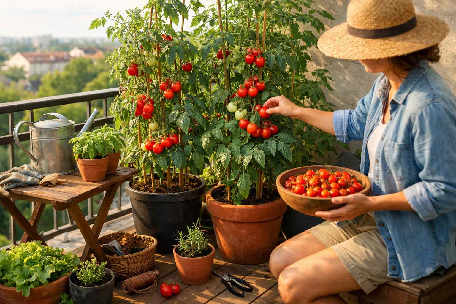 Jak uprawiać pomidory na balkonie — od sadzonki do owocu